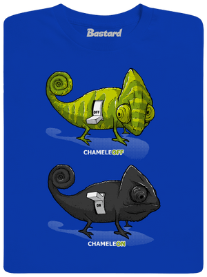 Zapnuto vypnuto pánské dlouhý rukáv Royal Blue