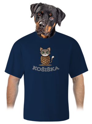 Košiška unisex tričko oversized Midnight Blue