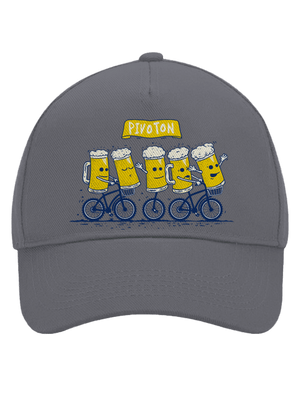 Pivoton kšiltovka baseballka Graphite grey