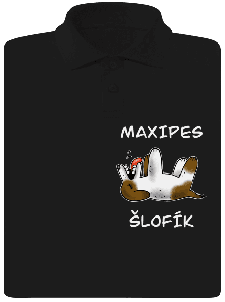 Maxipes Šlofík pánská polokošile Black