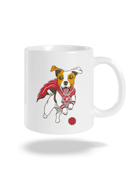 Jack Russell klasický hrnek White