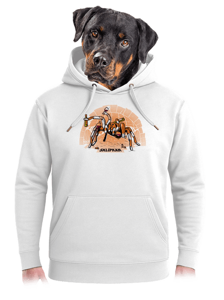 Sklípkan unisex mikina premium Snowwhite