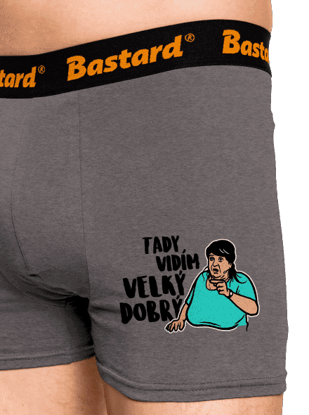 Velký dobrý boxerky Gray Melange
