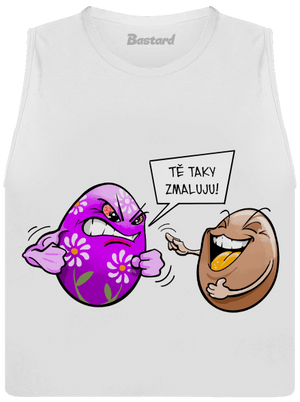 Zmaluju tě dámské tílko volné White