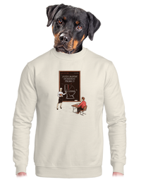 unisex mikina bez kapuce