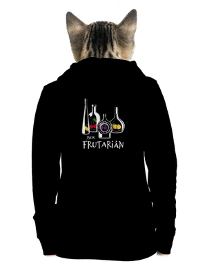 Frutarián dámská mikina na zip Black