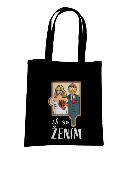 Já se žením/vdávám taška Black