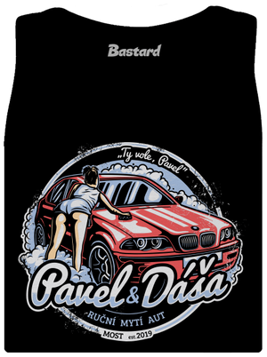 Automyčka Pavel dámské tílko klasické Black