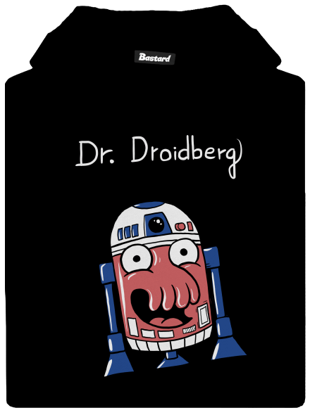 Dr. Droidberg dětská mikina klokanka Black