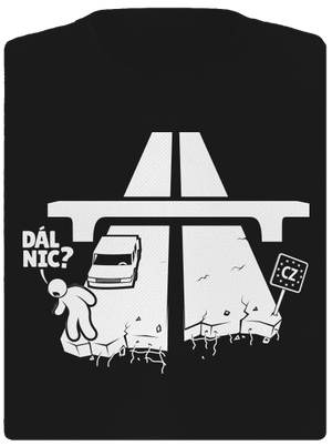 Dál nic dámské sportovní tričko Black