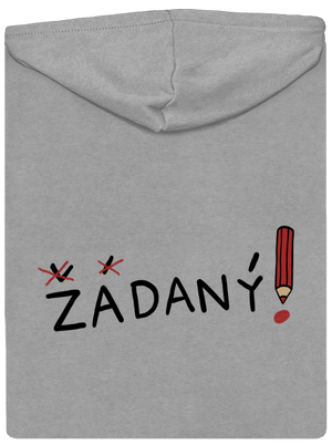 Zadaný a zadaná pánská mikina na zip Light Melange