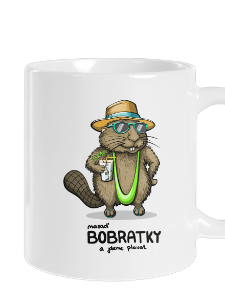 Bobratky klasický hrnek White