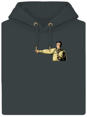 Jmenuji se! unisex mikina premium Charcoal