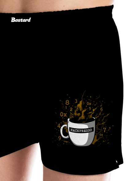 Hackpresso  pánské trenky Black