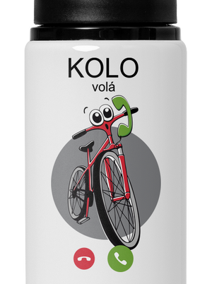 Kolo volá lahev na vodu White