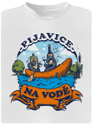 Pijavice na vodě pánské sportovní tričko White