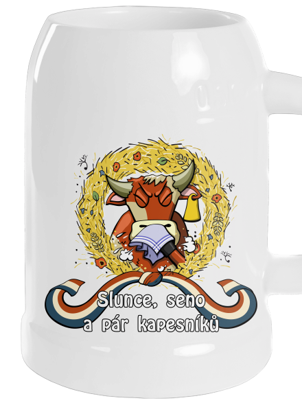 Slunce, seno a pár kapesníků půllitr White