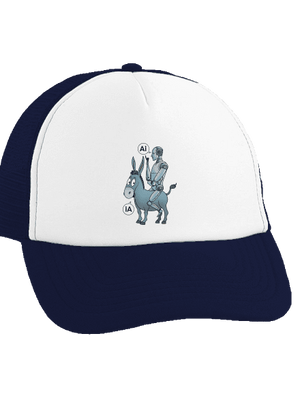 Osel a AI kšiltovka truckerka French Navy cap