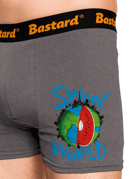 Sweet World boxerky Gray Melange