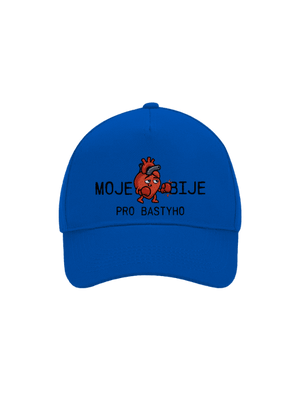 Moje srdce bije kšiltovka baseballka Bright Royal
