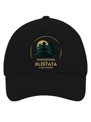 Fantastická klíšťata kšiltovka baseballka Black