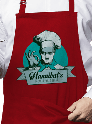 U Hannibala zástěra Red