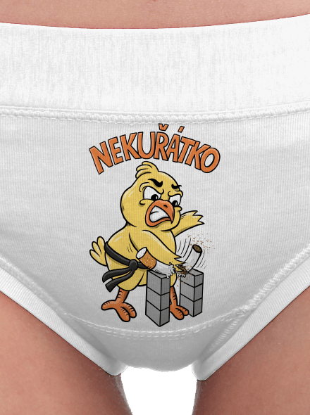 Nekuřátko dámské kalhotky White