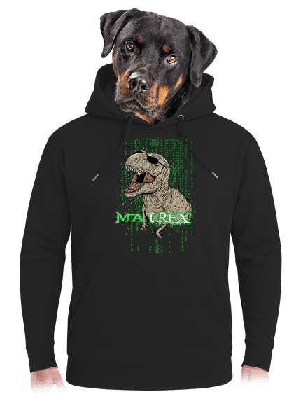 MAT-REX unisex mikina premium Dark Black