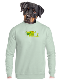 unisex mikina bez kapuce