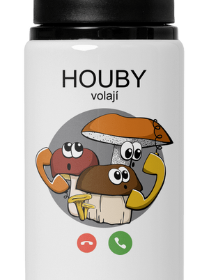 Houby volají lahev na vodu White