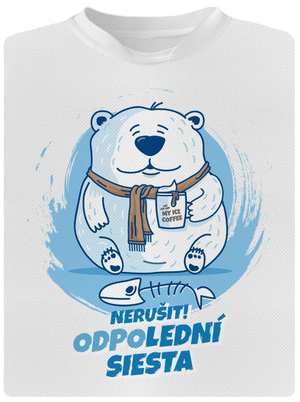 Odpolední siesta dětské sportovní tričko White