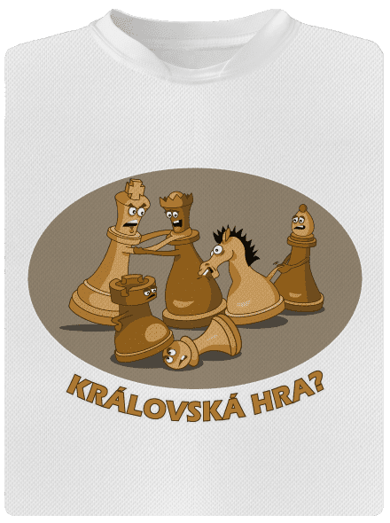 Královská hra dětské sportovní tričko White