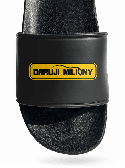 Miliony pantofle Black
