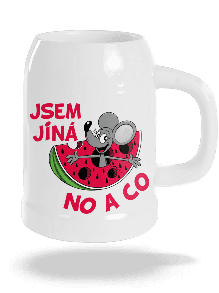 Jsem jiná půllitr White