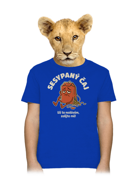 Sesypaný čaj dětské tričko Royal Blue