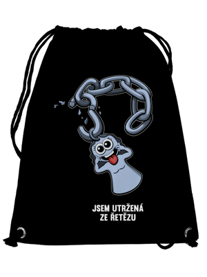 Utržený ze řetězu vak Black