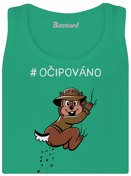 Očipováno dámské tílko klasické Mint Mal