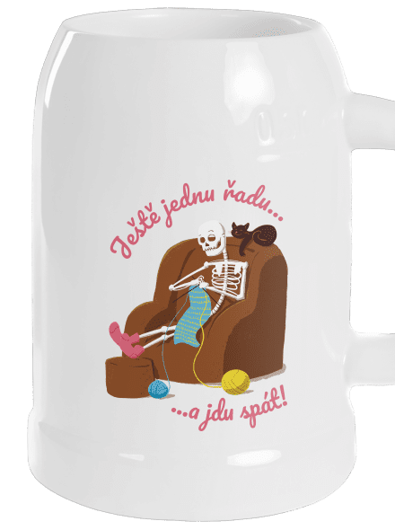 Ještě jednu řadu půllitr White
