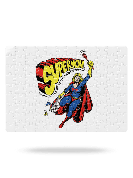 Supermom puzzle White