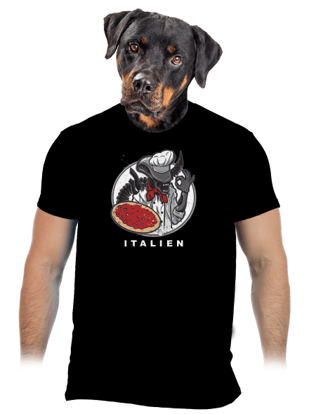 Italien pánské tričko Black