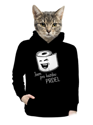 Prdel dámská mikina klokanka Black