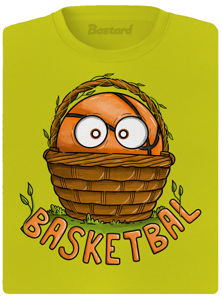 Basketbal dámské sportovní tričko Neon Yellow