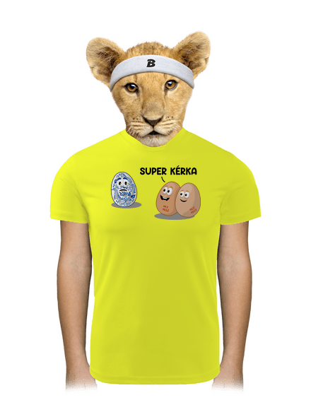 Super kérka dětské sportovní tričko Neon Yellow