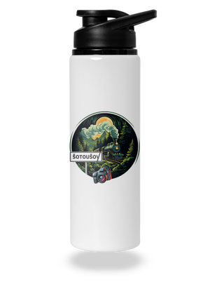 Šotoušov lahev na vodu White