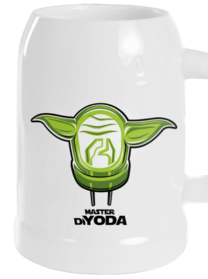Mistr DiYoda půllitr White