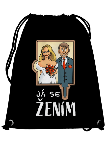Já se žením/vdávám vak Black