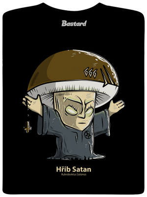 Hřib Satan pánské dlouhý rukáv Black