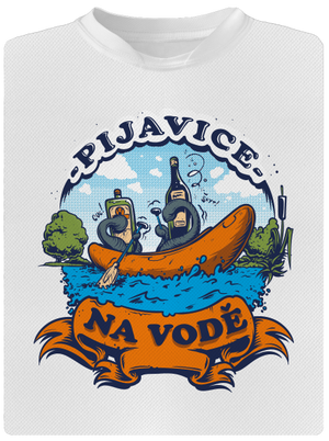 Pijavice na vodě dětské sportovní tričko White