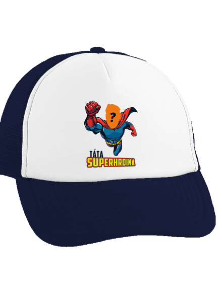 Táta superhrdina kšiltovka truckerka French Navy cap