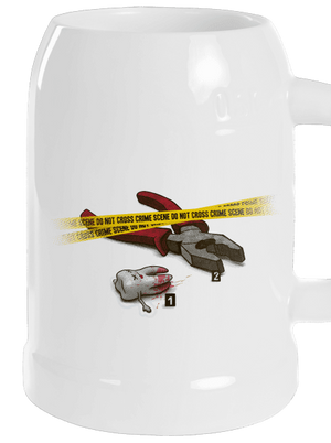 Zoubkovražda půllitr White